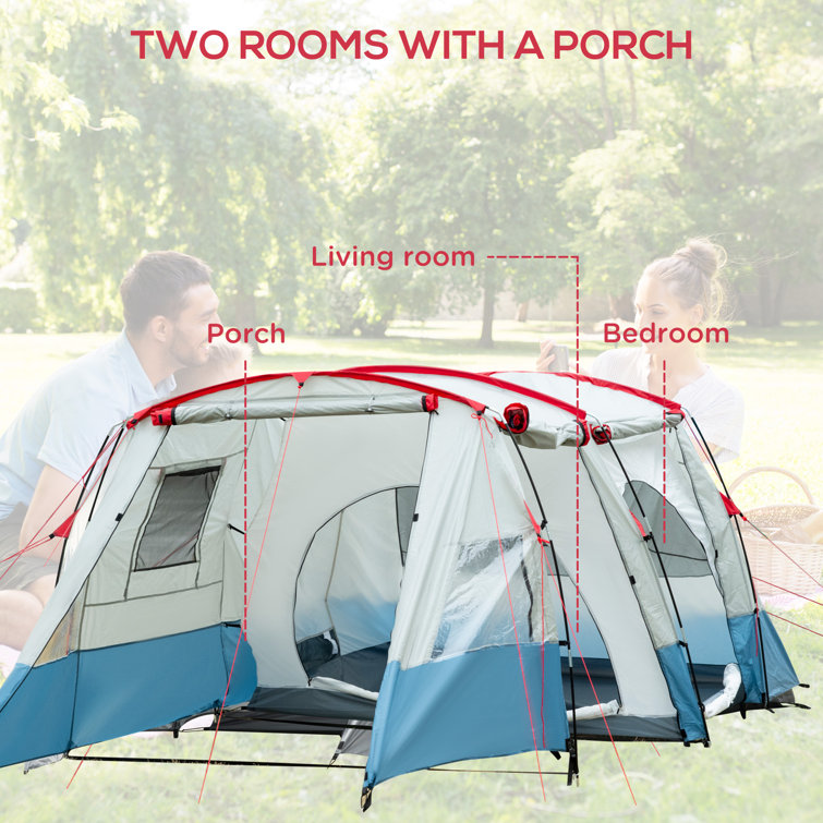 8 man hotsell tent with porch